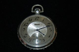 Vintage 1925 Elgin National Pocket Watch Co.  Sn 28365020 Star 14k Gold Filled