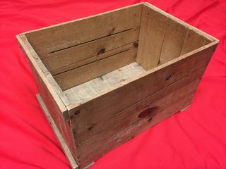 Vintage Wooden Crate Antique Box 17x11x10