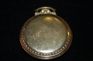 Vintage 1947 ELGIN 574 Pocket Watch V578925 10k Rolled Gold Plate Illinois Case 4