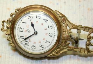 Antique Junghans Diana Mystery Swinger Clock RARE 24 HOUR DIAL 11