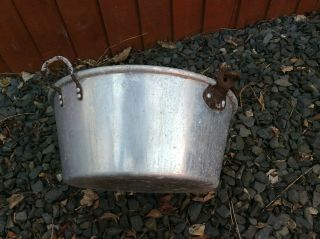 Vintage Galvanised Planter - - Jam Pan 4