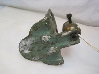 Vintage / Antique Art Deco Nouveau Cast Iron Lamp - Nude,  Dogs B0743 7