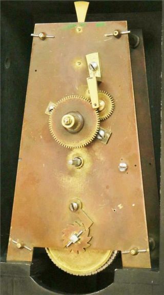 Rare Antique English 8 Day Single Fusee Chinoiserie Regulator Tavern Wall Clock 12