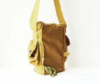Vintage Soviet Ussr Russian Military Gp - 5 Gas Mask Canvas Carrier Bag Army