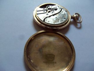 Antique Hampden 16 Size Open Face Pocket Watch 3