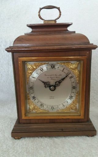 Elliott Of London Mantle Clock.  Retailed By " Garrard & Co Ltd London "
