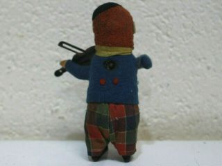 Vintage Schuco Solisto Wind Up Clown Playing Violin Tin Litho German 1930 ' s - 226 5