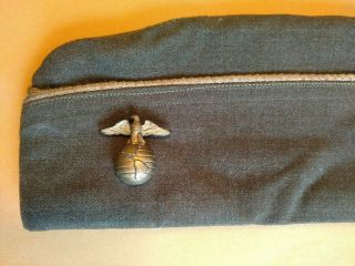US Military WWII Cap Hat w Eagle Globe Pin 1941 Size 7 Society Brand Hat Company 3