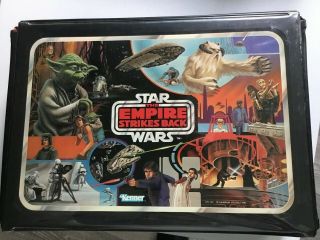 Star Wars ESB Action Figure Case Red Trays,  18 Figures,  Stickers,  Card,  Book 6