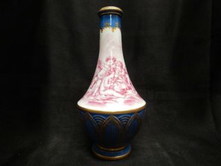 Antique French Sevres Hand Painted Porcelain Vase