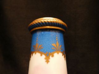 ANTIQUE FRENCH SEVRES HAND PAINTED PORCELAIN VASE 3