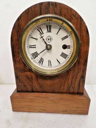 Early Seth Thomas 9 1/8 Inch Round Top Shelf Clock - - Plymouth,  Conn,  Pre 1867