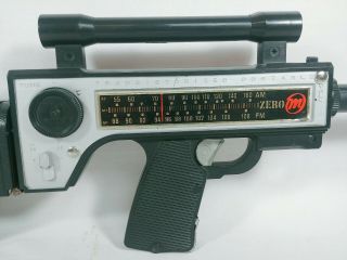 Vintage 1964 Mattel Agent Zero M Spy Radio Rifle Transistorized Radio Cap 6