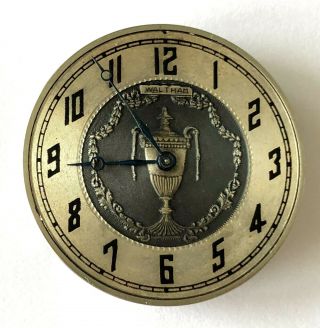 Antique Aww Co Waltham Pocket Watch Movement 15j 1919 Model 1894 12s