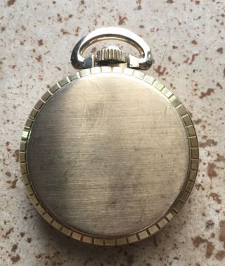 Harper 17 Jewel Incabloc Open Face Pocket Watch 3