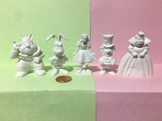 Marx Plastic Figures Disney Alice In Wonderland Characters Television Playhouse