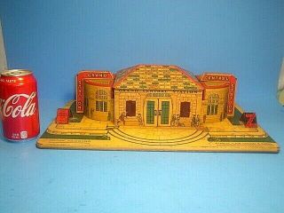 Vintage Marx O Scale Tin Litho Lighted Grand Central Station