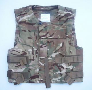 - Mtp Multicam Camo Body Armour Ecba Flak Vest Cover - Size 170/100