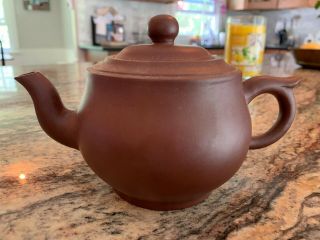 Chinese Yixing Pottery Teapot Signed