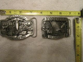 Desert Storm Limited Edition Buckles - Two In Set Nwop