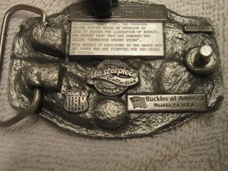 Desert Storm Limited Edition Buckles - Two In Set NWOP 5