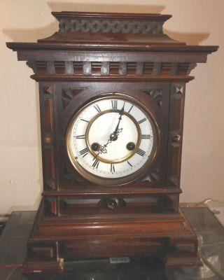 Early 20th Century Chiming Bracket Clock,  Needs Attention