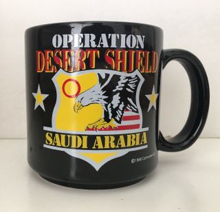 Operation Desert Shield - Saudi Arabia Mug 1990