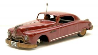 Arnold Format Old Tin Wind - Up Toy Car,  U.  S.  Zone Germany