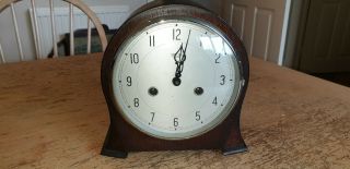 Smiths Enfield Art Deco 8 Day Chiming Mantle Clock