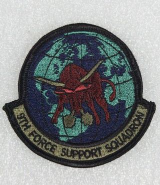 Usaf Air Force Patch: 9th Force Support Squadron - Subdued