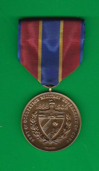 Us Army Of Occupation Government Of Cuba Medal