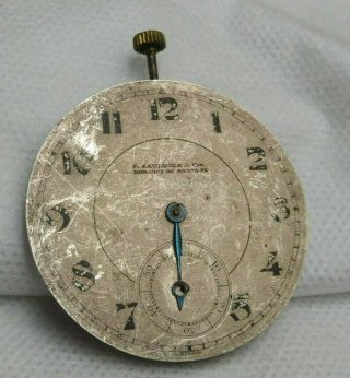 Movement Tissot Locle Pocket Watch No For Repair