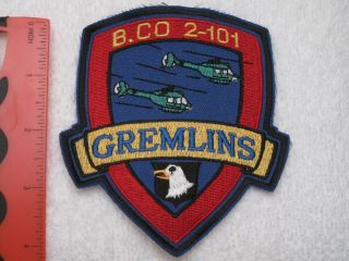 Us Army Gulf War Era Bravo Company 2/101st " Gremlins " Real Deal Patch