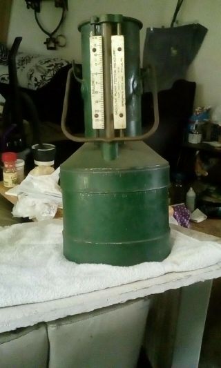 Automotive Antique Gasoline Pump Testing Measure Rare 1 Gallon Size Seraphin Co.