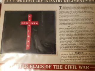 3rd Kentucky Infantry Regiment Battle Flags Of The Civil War Patch