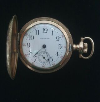 Antique Dec.  25th 1906 Waltham Gold Filled Pocket Watch 15 Jewels