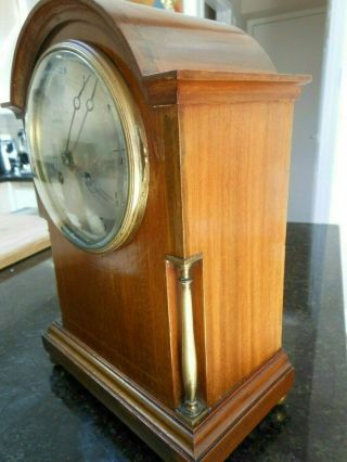 Antique French Japy Freres Solid Mahogany Mantle Clock Circa 1890 6