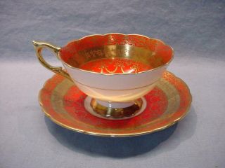 3 English Teacups & Saucers - Paragon,  Royal Stafford,  Coalport 3