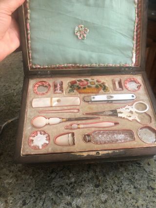 Antique Palais Royal Needlework Tool Set. 5