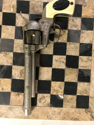 Vintage Hubley Marshal Toy Cap Gun / 10 1/2 " In Length