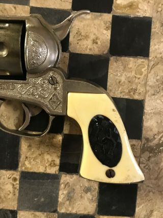 Vintage Hubley MARSHAL Toy Cap Gun / 10 1/2 