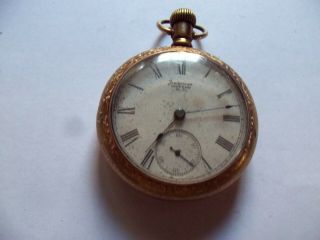 Antique American Waltham 18 Size Pocket Watch