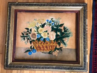 Antique Theorem Victorian Painting 1800s Frame