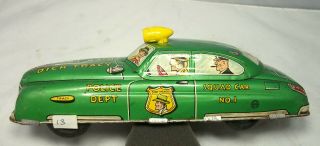 Marx Dick Tracy squad car no.  1,  light green version (13) 2