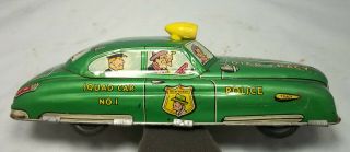 Marx Dick Tracy squad car no.  1,  light green version (13) 3