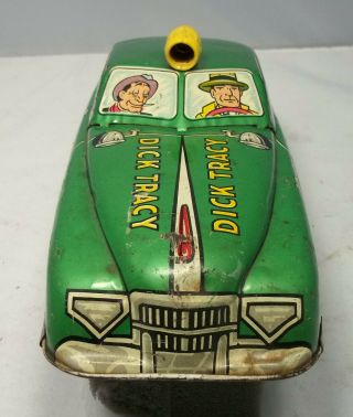 Marx Dick Tracy squad car no.  1,  light green version (13) 4