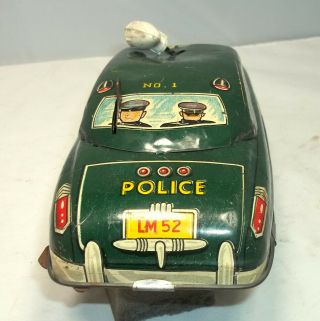 Marx Dick Tracy squad car no.  1,  tin windup 11 in.  (7) 4