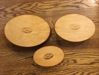 Set of Three Large Orleans Carpenters Cherrywood Shaker Pantry Nesting Boxes 7