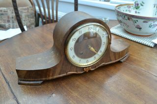 Vintage 8 Day Chiming Clock By Hac,  Platform Escapement