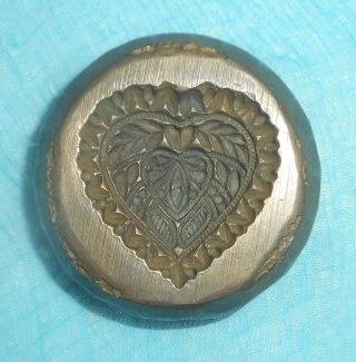 India Vintage Bronze Jewelry Die Mold/mould Hand Engraved Heart Designs J5051
